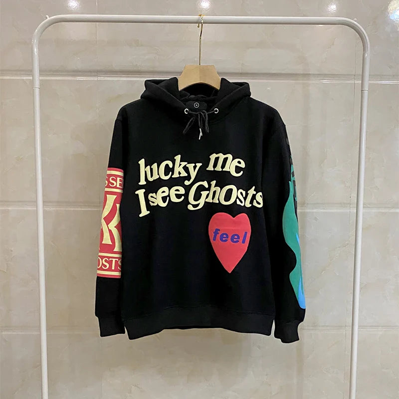 Lucky Me I See Ghosts Oversized Hoodie